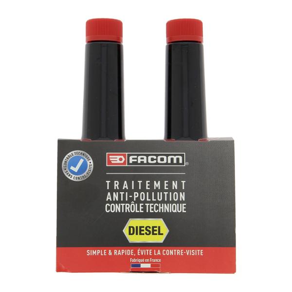 FACOM kit contrôle technique moteur diesel, 2 additifs 300ml