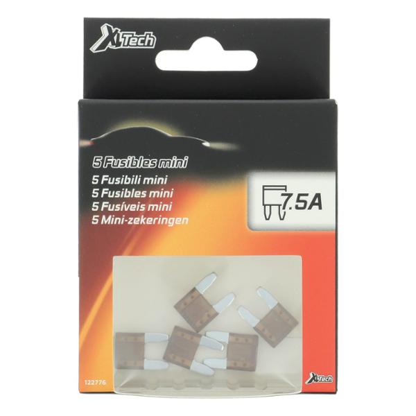 XLTECH 5 Fusibles Mini 7,5A