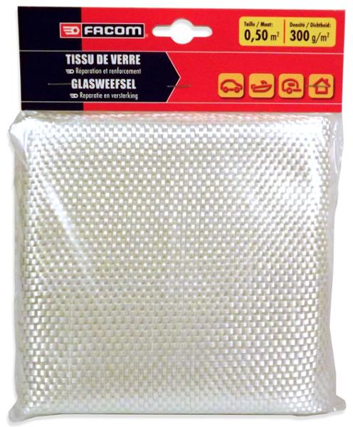 FACOM Tissu de verre 0,5m² Réparation et renforcement carrosserie