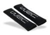 WRC 2 fourreaux de ceinture tissu noir brodé argent