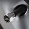 WRC 5 aluminium valve caps. Black