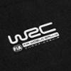 WRC 4 tapis de sol universels en moquette velour noir finition broderie argent