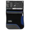 WRC 4 tapis de sol universels en moquette velour noir/bleu broderie argent