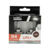 WRC 2 Ampoules Voiture H4 55/60W - Life + Ampoule Longue Durée de Vie