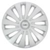 WRC scatola 4 copricerchi grigio metallizzato per tutte le ruote da 16 pollici