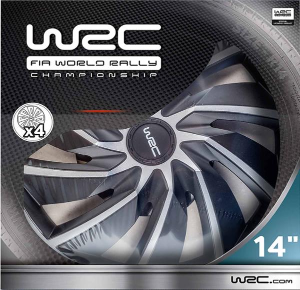 WRC scatola 4 copricerchi Turbo bicolore per tutte le ruote da 14 pollici