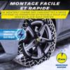 MICHELIN EASY GRIP Limited Chaînes à Neige Composites E18 - Résistance et Performance equivalente aux Chaînes Métalliques - Montage rapide - Compatibles Véhicules Électriques et ABS