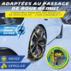 MICHELIN EXTREM GRIP, Chaînes à neige métalliques 7 mm, Tension Automatique, N°110 - Compatibles Véhicules Electriques, Passage de Roues Réduit – Montage Rapide - Adhérence Optimale Neige et Verglas