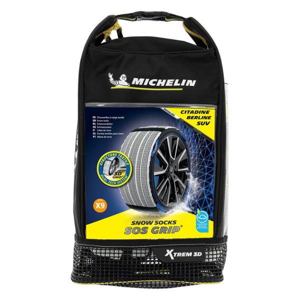 MICHELIN SOS Grip XTREM 3D Chaussettes à Neige Performance X9