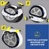 MICHELIN SOS Grip Evolution calze da neve tessile SOS 2