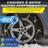 MICHELIN EXTREM GRIP, Chaînes à neige métalliques, Maillons 9 mm, Tension Manuelle Autobloquante, N° 60 - Montage Rapide - Adhérence Optimale sur Neige et Verglas - Sécurité et Visibilité Renforcée