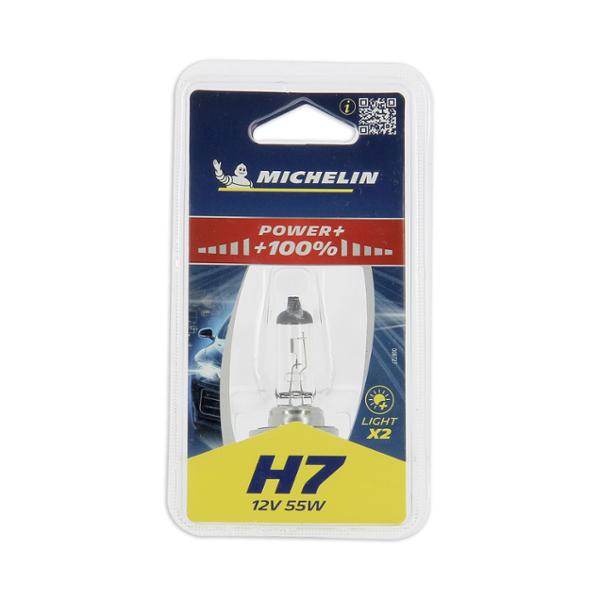 MICHELIN 1 Ampoule Voiture H7 POWER+80% 55W