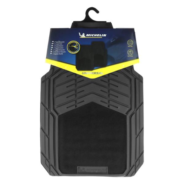 MICHELIN 2 tapis avant PVC moquette noirs universels