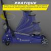MICHELIN 009554 Cric Hydraulique 3T Levage Rapide – Hauteur 145-490 mm – Direct Twist System – Idéal SUV, 4x4, Camping-Car, Utilitaires – Bras Long 100 cm avec Protection Caoutchouc, Roues Pivotantes
