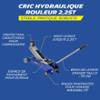MICHELIN cric idraulico a carrello 2,25T SUV