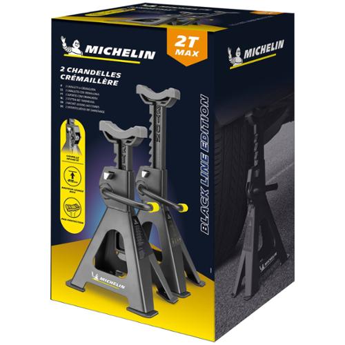 BLACK LINE - MICHELIN chandelles à crémaillère 2T hauteur 280 à 415mm