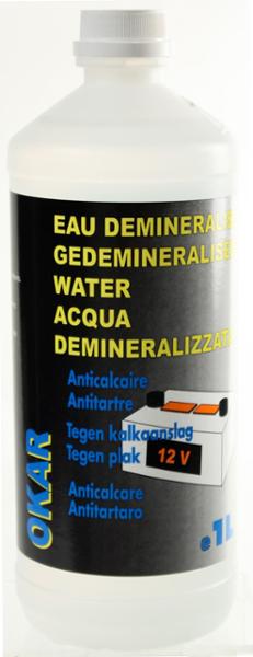 OKAR eau déminéralisée bidon 1L