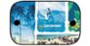 LONGBOARD Beach 2 tendine parasole laterali monovolumi 67cm x 43cm.