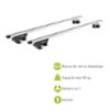 Green Valley 2 barres de toit Alu TRAX 120cm