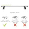Green Valley 2 barres de toit Easy One Alu n°08