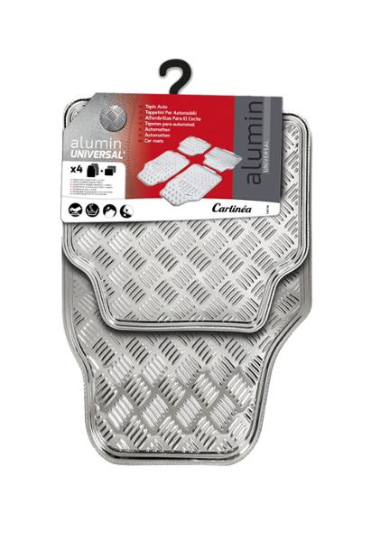 CARLinéa 4 aluminized PVC mats. CHROME