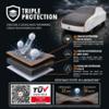 XL COVER Bâche Anti-Grêle Voiture, Housse Protection Carrosserie, Taille L