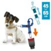 FIDELAMI Ceinture de sécurité pour chien / chat réglable