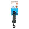 FIDELAMI Ceinture de Sécurité Voiture Chien Chat, gris métal.