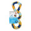 FIDELAMI Jeu pour chien Trio anneau bleu et jaune