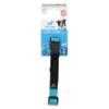 FIDELAMI Collier pour Chien, Boucle Textile Silencieuse, Turquoise, M 30 à 45 cm