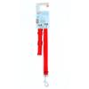 FIDELAMI Collier et Laisse pour Chien, Léger et Pratique, Rouge, Taille M