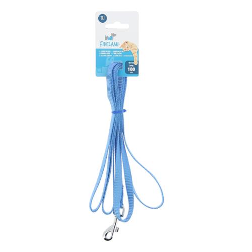 FIDELAMI Laisse pour Chat, Bleue, Nylon Résistant, 180 cm