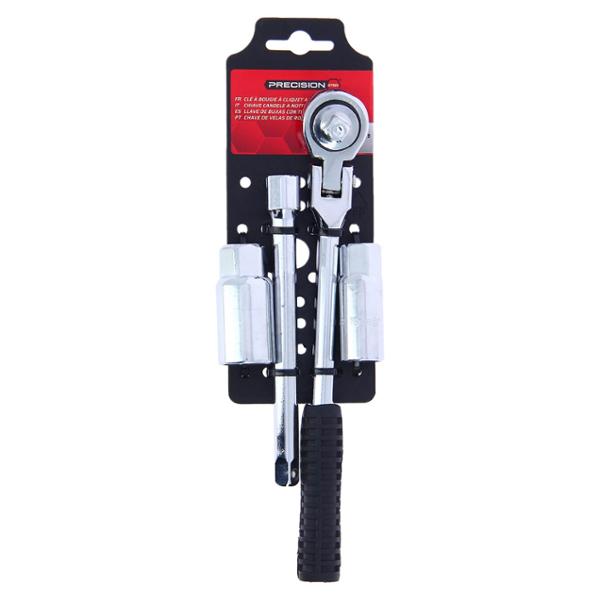 PRECISION STEEL Clé à Bougie à Cliquet, Douilles 16-21 mm