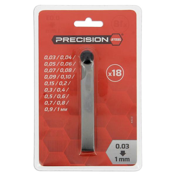 PRECISION-STEEL precision thickness gauge 0.03 to 1mm