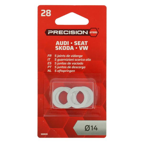 PRECISION STEEL 5 Joints aluminium Diamètre 14 mm D14