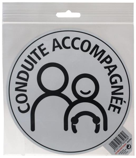 CARLINEA disque conduite accompagnée souple magnétique