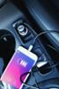 AUTO-T prise 12V/24V & USB + connecteur IPhone
