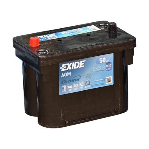 EXIDE EK508 BATTERIE VOITURE STOP&START 50Ah 800A AGM  G34