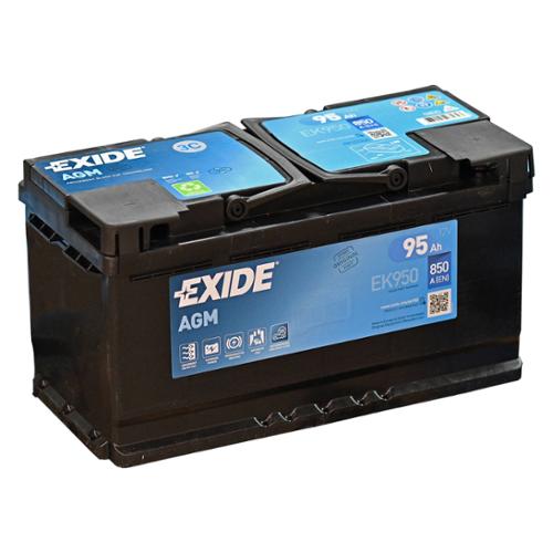 EXIDE EK950 BATTERIE VOITURE STOP&START 95Ah 850A AGM  L05