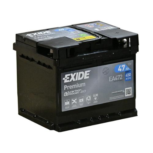 EXIDE EA472 BATTERIE VOITURE PREMIUM 47Ah 450A LB1