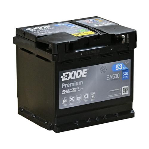 EXIDE EA530 BATTERIE VOITURE PREMIUM 53Ah 540A L01