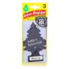 ARBRE MAGIQUE lot de 3 cartes parfumées à suspendre au rétroviseur Black Classic