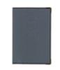 PORTE PAPIERS CARBONE GRIS FONCE
