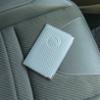 PORTE PAPIERS CARBONE GRIS FONCE