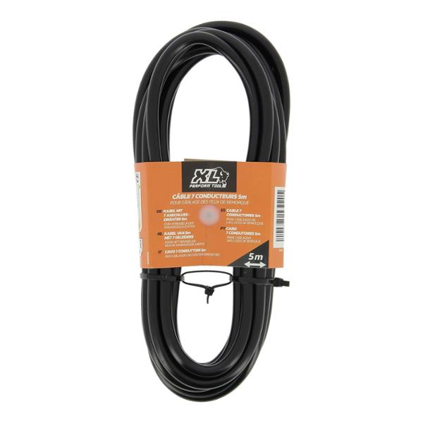 XL Perform Tools Câble 7 conducteurs 5m remorque
