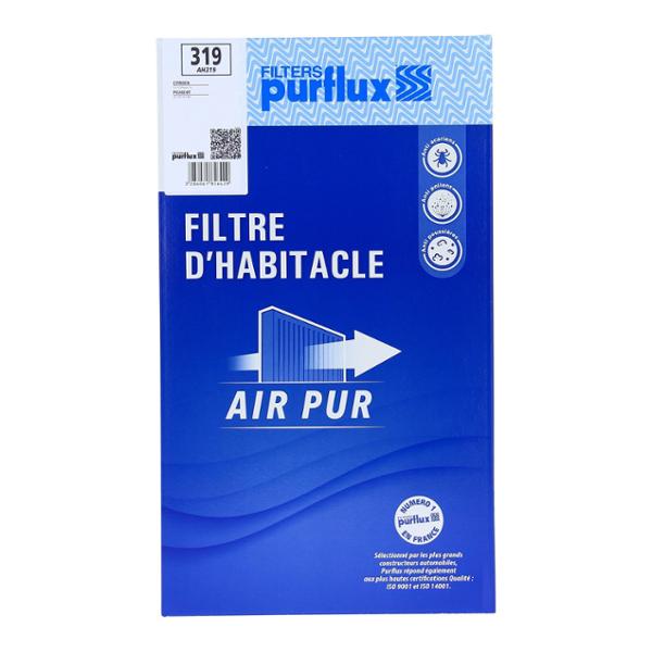 PURFLUX filtre d'habitacle AH319