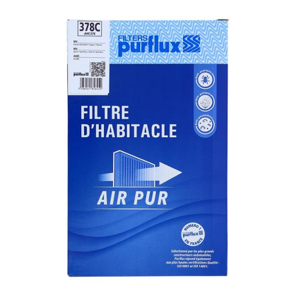 PURFLUX filtre d'habitacle AHC378