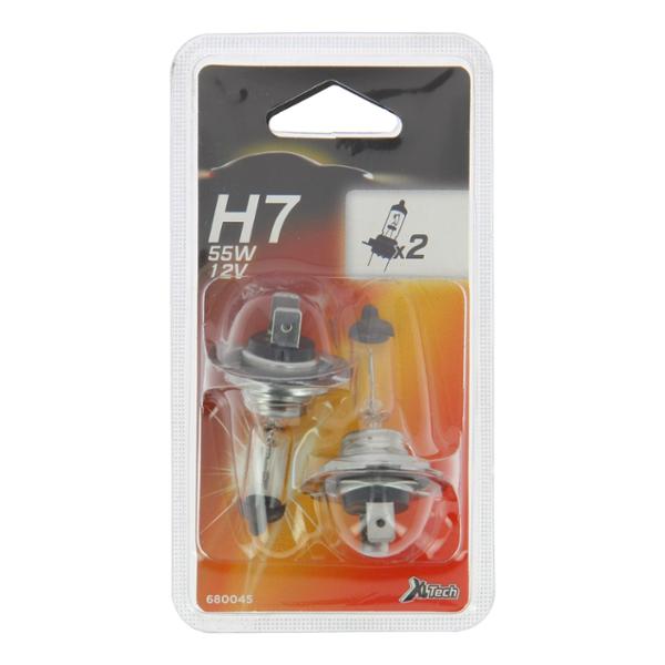 XLTECH 2 ampoules H7 12V 55W éclairage auto