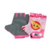 AOK pink kid bicycle gloves
