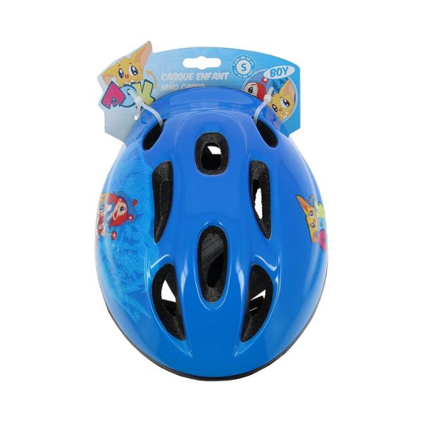 AOK casco bici bambino. 48-54. Headlock. Blu